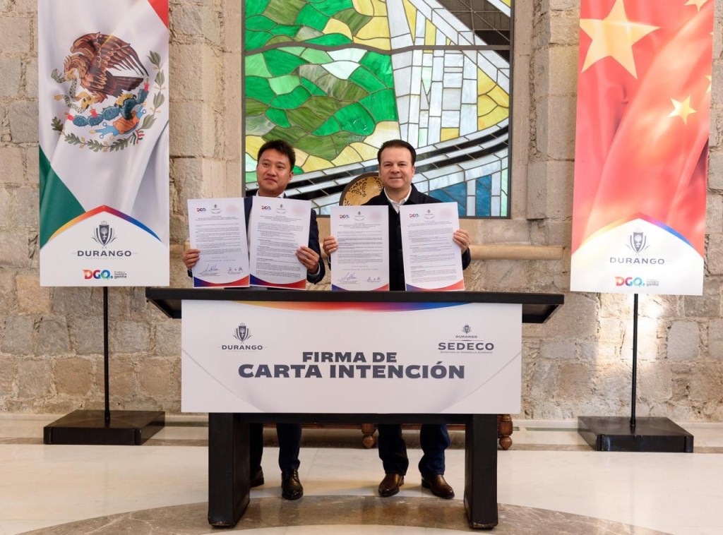 Confirma Esteban intención de empresas chinas para invertir en Durango&nbsp;capital.