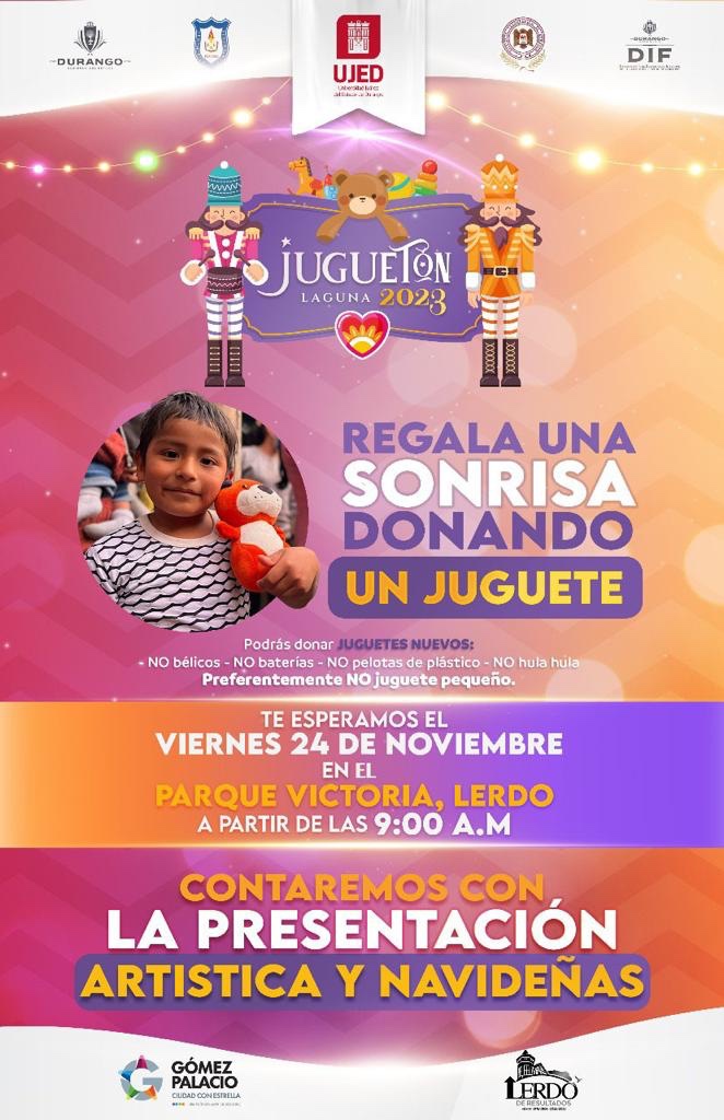 INVITAN A DONAR JUGUETES ESTE VIERNES EN ‘JUGUETÓN LAGUNA&nbsp;2023’