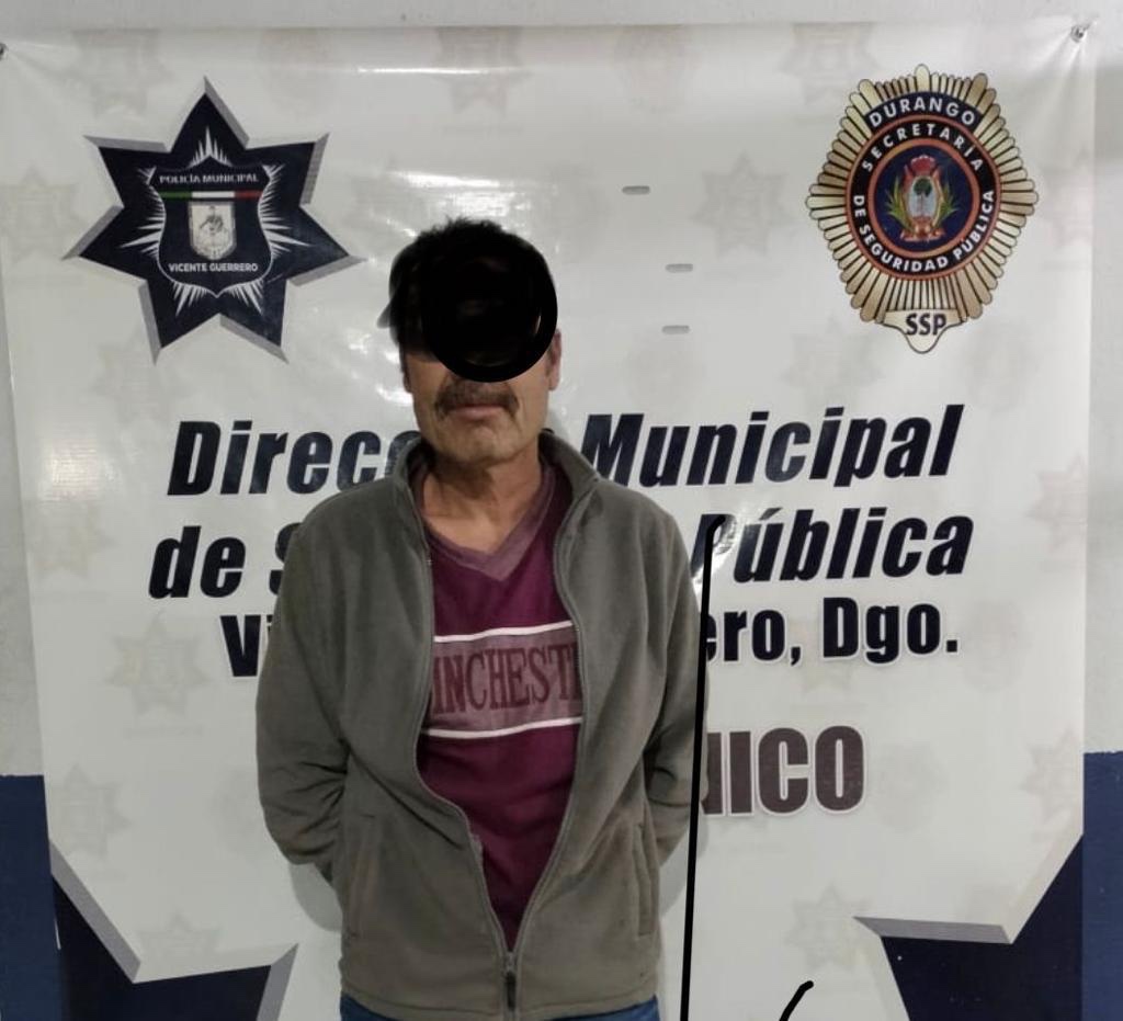 Lo detienen por agredir a persona con arma punzocortante en un bar de Vicente&nbsp;Guerrero.