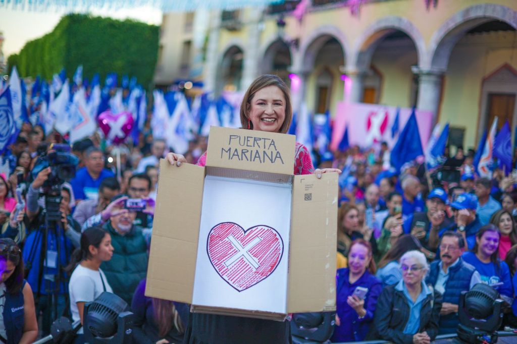 Vamos a trabajar duro para tener paz y tranquilidad: Xóchitl Gálvez Ruiz&nbsp;.