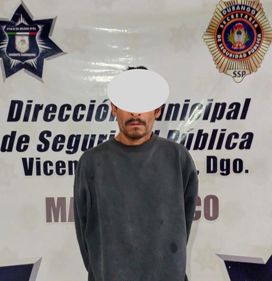 Detenido por golpear a su pareja sentimental con una tabla por que no quiso darle dinero, en Vicente&nbsp;Guerrero